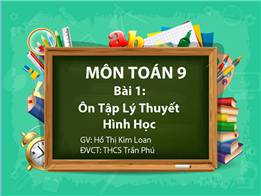 Ôn tập lý thuyết hình học