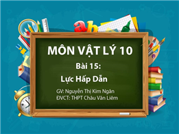 Lực hấp dẫn