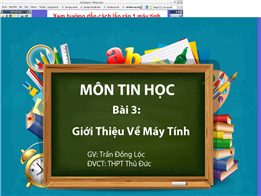 Giới thiệu về máy tính