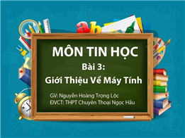 Giới thiệu về máy tính