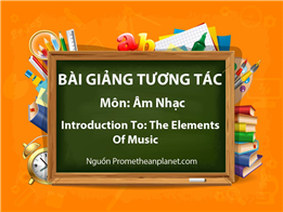 Introduction To The Elements Of Music