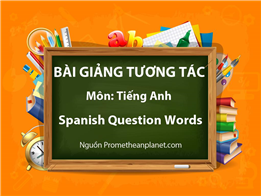 Spanish Question Words