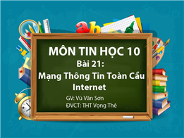 Mạng Thông Tin Toàn Cầu Internet