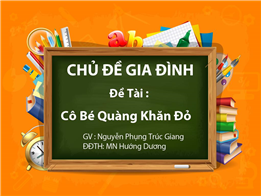 Cô Bé Quàng Khăn Đỏ