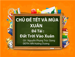 Đất Trời Vào Xuân