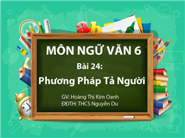 Phương Pháp Tả Người