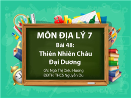 Thiên Nhiên Châu Đại Dương