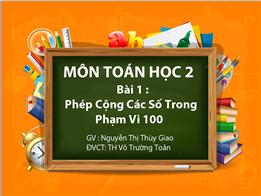 Phép cộng các số trong phạm vi 100