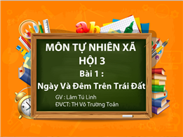 Ngày và đêm trên trái đất