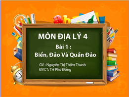 Biển, Đảo và quần đảo