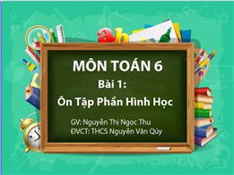 Ôn tập phần hình học