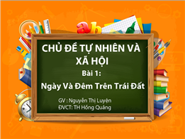 Ngày và đêm trên trái đất